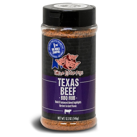 Three Little Pigs Three Little Pigs Texas Beef BBQ Rub 12.2 oz OW71201